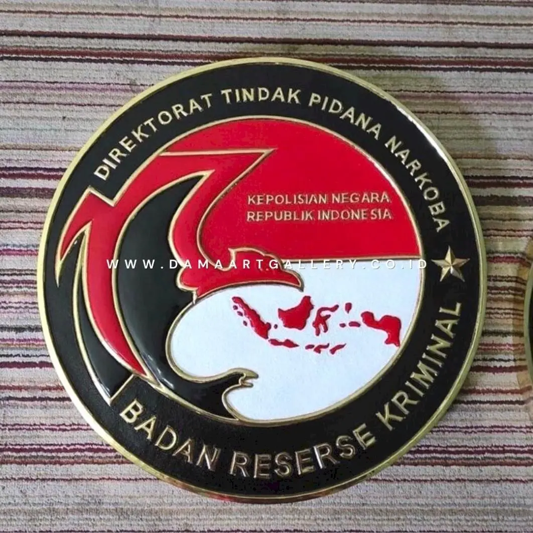 Logo Custom Logam Kuningan